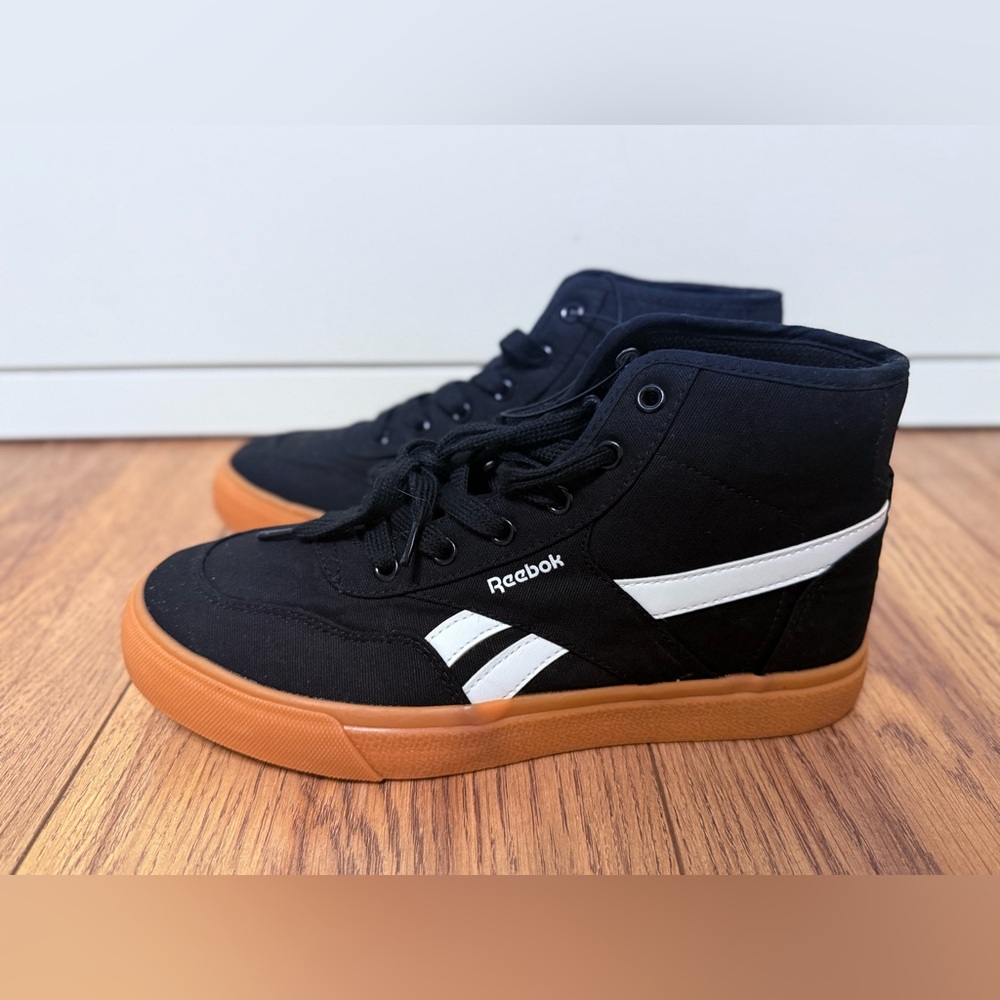 Reebok male textile  Snickers black  high 400013449 Size 6
